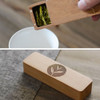 Portable Cassette Player Tea Traveling Home Mini Wooden Tea Caddy, Color:Beech