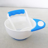 Baby Grinding Bowl Handmade Grinding Food(Blue)