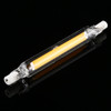 R7S 7W 500LM 118mm COB LED Bulb Glass Tube Replacement Halogen Lamp Spot Light, Warm Light