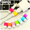 100 PCS Headphone Wire Data Cable Protection Cover Winder Cord Wrap Organizer, Random Color Delivery