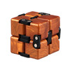 Creative Decompression Puzzle Smooth Fun Infinite Rubik Cube Toy(Gold)