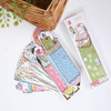 2 Boxes Cartoon Pattern Bookmark Message Card Stationery Gifts, Pattern:Cat In the Book