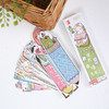 2 Boxes Cartoon Pattern Bookmark Message Card Stationery Gifts, Pattern:Cat In the Book