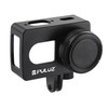PULUZ Housing Shell CNC Aluminum Alloy Protective Cage with 37mm UV Lens for Xiaomi Xiaoyi II 4K Action Camera (Black)