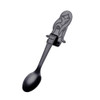 Creative Coffee Spoon Mermaid Shape Handle Spoons Flatware Drinking Tools, Color:Black