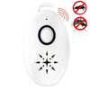 Mini Portable Outdoor Ultrasonic Repellent Anti-insect Anti-mouse for Camping Outdoor Activities(White)