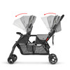 Twin Newborn Baby Folding Baby Lying Down Trolley