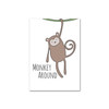 Nursery Wall Art Poster Animal Painting Kids Bedroom Decoration, Size:10x15cm(Monkey)