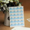 2 PCS Cartoon Animal Album Corner Stickers Accessories Hand-paste Products(Rainbow)