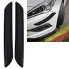 2 PCS Universal Car Auto Rubber Body Bumper Guard Protector Strip Sticker(Black)