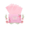 Plant Fiber Breathable Linen Makeup Remover Blotting Paper Face Cleaning Tool, Color:Linen Pink