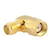 Gold Plated RP-SMA Male to RP-SMA Female Adapter