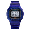 Skmei 1608 Multi-Function Student Electronic Watch Waterproof Timing Silicone Sports Watch(Blue)