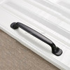 10 PCS 6226C-128 Simple Cabinet Door Handle Drawer Wardrobe Handle (Black)