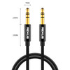 REXLIS 3629 3.5mm Male to Male Car Stereo Gold-plated Jack AUX Audio Cable for 3.5mm AUX Standard Digital Devices, Length: 10m