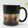 The Walking Dead Mug Color Changing Heat Sensitive Ceramic Coffee Mug 301-400ml(Black)