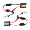 2PCS 35W H7 2800 LM Slim HID Xenon Light with 2 Alloy HID Ballast, High Intensity Discharge Lamp, Color Temperature: 4300K