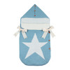 Newborns Five Star Knitted Sleeping Bags Winter, Color: Light Blue