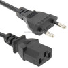 EU Power Cord, Cable Length: 1.2m