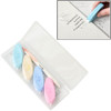 6 in 1 Fresh Elliptical Leaf Correction Tape + Ruler + Pen Set Learning Tools Student Stationery