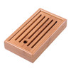 Bamboo Hollow Retain Water Tea Tray, Size: 22 x 12 x 4cm