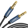 Ugreen AV112 Audio Cable 3.5mm Speaker Line Aux Cable, Length:5m(Blue)