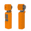 PULUZ  2 in 1 Diamond Texture Silicone Cover Case Set for DJI OSMO Pocket(Orange)