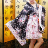Cherry Anime Costume Kimono Lolita Princess Dress, Size:One Size(Pink)