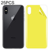 25 PCS For iPhone XS Max Soft TPU Full Coverage Back Screen Protector