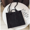 Casual Shoulder Bag Ladies Handbag Bags (Black)