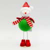 2 PCS Christmas Creative Fabric Bubble Doll Decoration Supplies(Snowman )