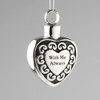 Commemorating A Loved One Pet Bones Hair Stainless Steel Heart-shaped Urn Box Pendant