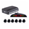 PZ-300-6 Car Parking Reversing Buzzer and LED Sensors Parking Alarm Assistance System with 6 Rear Radar