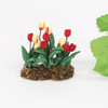 1:12 Mini House Toy Simulation Tulip Flower Model