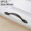 5 PCS 6543-96 Fuji Black Modern Shoe Cabinet Wine Cabinet Handle