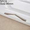 5 PCS 4068-96 Zinc Alloy Stainless Steel Nickel Wire Drawing Cabinet Wardrobe Drawer Door Handle, Hole Spacing: 96mm