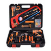 STT-052B Multifunction Household 52-Piece Electrician Repair Toolbox New 12V Lithium Electric Drill Suit