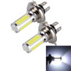 2 PCS H4 20W 1250LM 6000K 5 COB LEDs Car Fog Lights, DC 12V(White Light)