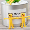 100 PCS Emoji Men Doll Pullable Reduce Pressure Gift Puppet Children Birthday Party Toys, Height:5cm