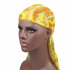 w-6 Camouflage Printing Long-tailed Pirate Hat Turban Cap