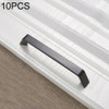 10 PCS 9009C-128 Simple Cabinet Door Handle Drawer Wardrobe Handle (Black)