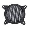 5 inch Car Auto Metal Mesh Black Round Hole Subwoofer Loudspeaker Protective Cover Mask Kit with Fixed Holder