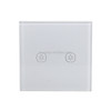 2.4G 2 Buttons Smart Light Wall Switch, Support Alexa / Google Home Voice Control, US Plug