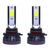 2 PCS 9006 DC9-36V / 36W / 8000K / 6000LM IP68 Car / Motorcycle Mini COB LED Headlight Lamps / Fog Light(Ice Blue Light)