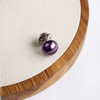 10 PCS Versatile Pearl Stud Buckle Anti-light Collar Buttonigan Shawl Pin Needle Diy Scarf Collar Pin Brooch Pin(Purple)