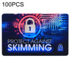 100 PCS Protect Against Skimming RFID Blocking Card