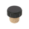 3 PCS T Type Cork Wine Stopper(Black)