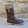 Winter Boots Women Boots Round Toe Platform Warm Females Boots Shoes, Size:38(Brown)