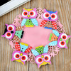 20 in 1 Children Clothing Colorful Cartoon Owl Wooden Eye Button, Specification: 35 x 28mm