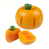 Wooden Magnetic Vegetable Fruit Cutler Kitchen Toys Children Educational Toys, Style:Pumpkin